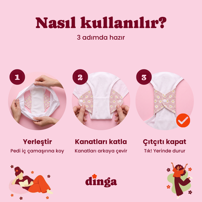 Dinga® Yıkanabilir Ped