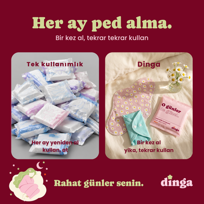 Dinga® Yıkanabilir Ped